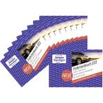 AVERY Zweckform 222-10 softcover car logbook (tax office recognized, DIN A6 landscape 148x105mm, 112 pages | 385 trips, Germany & Austria, delimitation of private/business trips) pack of 10 (222-10)