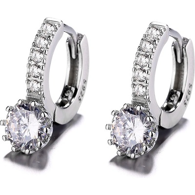 DELIS Сребърни обеци, jw795, елегантен дизайн, с родиево покритие (jw795)