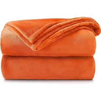 Image 1 of ОДЕЯЛО МИКРОФИБЪР ХИТ 200x210см ОРАНЖЕВО (OD9027_200/210)