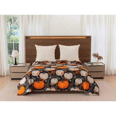 Textilomanie Přehoz na postel MAGIC PUMPKIN, barevný Rozměr: 220 x 240 cm