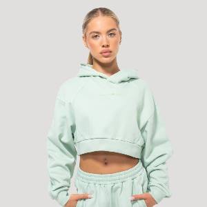 GymBeam Women‘s Mochi Cropped Hoodie Green S