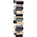 Flair Rugs Сива вълнена пътека 60x230 cm Collage - Flair Rugs (503119373451)