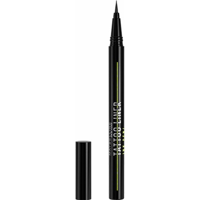 Maybelline New York Tattoo Liner Ink Pen černá tekutá oční linka v peru 1 ml
