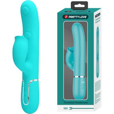 Вибратор за G-точка, пулсации и облизване, 22, 6см. - Pretty Love Gigi 3 (DEBRA01886)