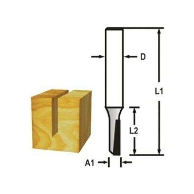 Makita D-47416 Drážkovací fréza 1 břit 6x19x50
