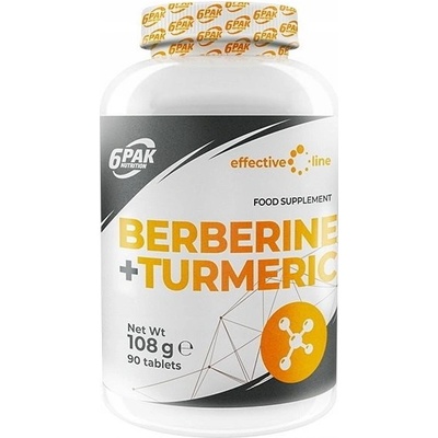 6PAK Nutrition Berberine + Turmeric 90 tablet