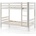 VIPACK Бяло двуетажно детско легло 90x200 cm Pino - Vipack (PISB1614)
