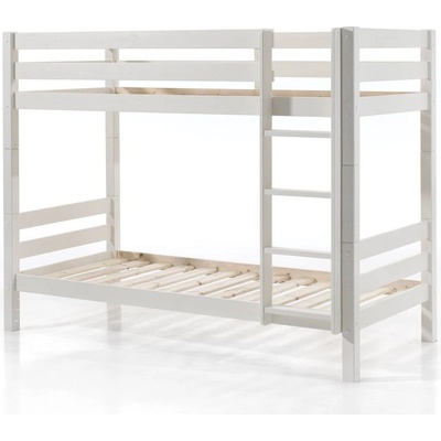 VIPACK Бяло двуетажно детско легло 90x200 cm Pino - Vipack (PISB1614)