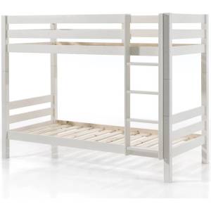 VIPACK Бяло двуетажно детско легло 90x200 cm Pino - Vipack (PISB1614)