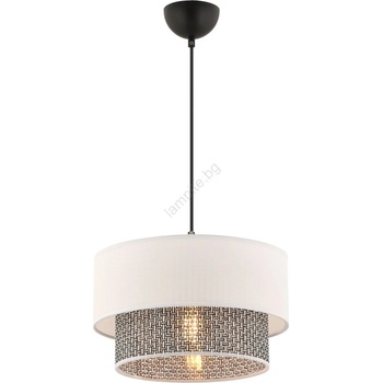 ASIR GROUP Пендант на кабел ECHO 1xE27/60W/230V кремав/сив (AS2577)