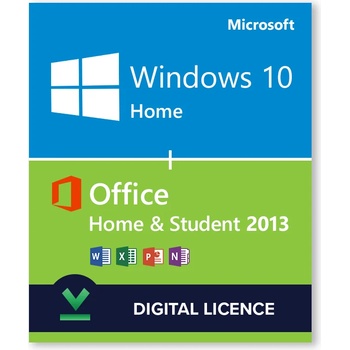 Microsoft Windows 10 Home + Micrisift Office 2013 Home and Student (DCDLD004DCDLD020)