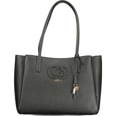 Guess Jeans Štýlová dámska kabelka 37.0X28.0X14.0cm Čierna