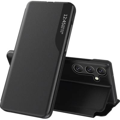 HQWear Калъф HQWear Eco Leather View Case за Samsung Galaxy A24 4G, черен (9145576275719)