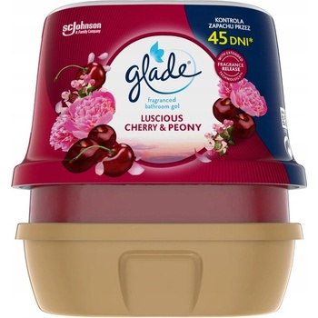 Glade Lucious Cherry & Peony vonný gel do koupelny 180 g