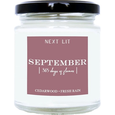 With Scent of Books Ароматна свещ Next Lit 365 Days of Flames - September (NL034)