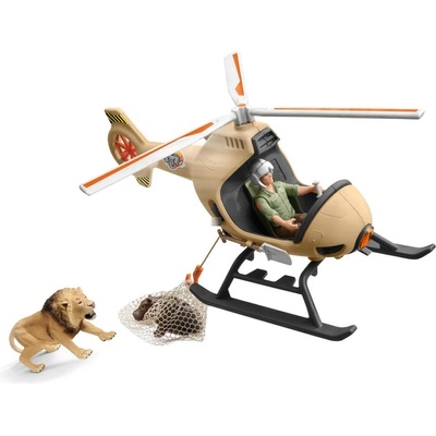 Schleich Schleich Wild Life Хеликоптер за спасяване на животни с хеликоптер (42476)