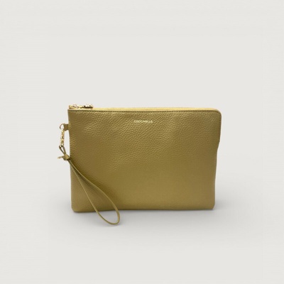 Coccinelle C-ME SOFTY LARGE kožené basic psaníčko Seagrass LARGE E5TBM190101G43TU
