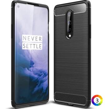 Image 1 of OnePlus 8 Удароустойчив Carbon Fiber Калъф и Протектор