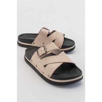 Moda Trend Дамски ежедневни чехли - Бежови #381882 (381882_Бежов)