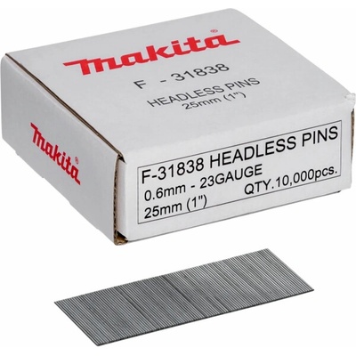 23GA Makita hřebíky F-31838