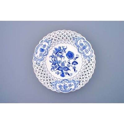 Dubí 10154 Cibulák porcelán talíř prolamovaný 27 cm
