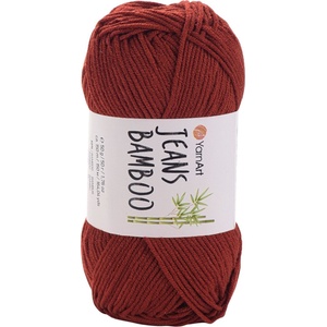 YARNART Jeans Bamboo 143 Dark Red Плетива прежда (Jeans Bamboo 143)