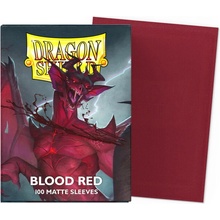 Dragon Shield Standard Sleeves Matte Blood Red obaly 100 ks