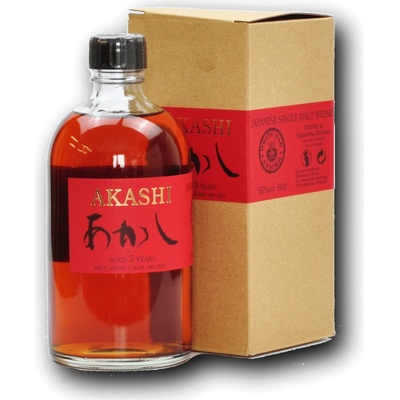 Akashi Red Wine Cask 5y 50% 0,5 l (karton)