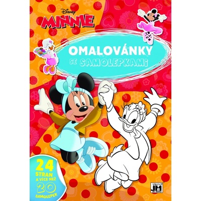 JModels Omalovánky A4 se samolepkami Minnie 3593-8 556186