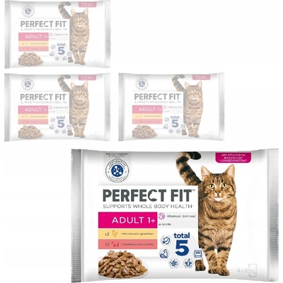 Perfect Fit cat hovädzie mäso a kuracie mäso 4 x 85 g