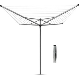Brabantia 60 м метално сив въртящ се простор с метален шиш Brabantia от серия TOP SPINNER (90300265)
