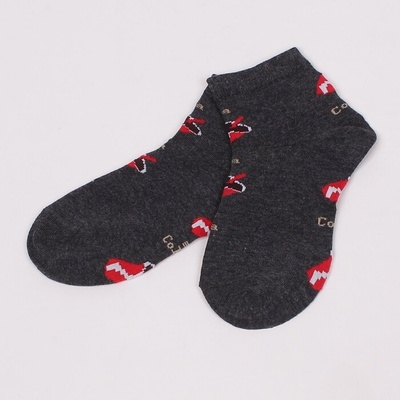 Детски чорапи в тъмносиво с Кока-Кола