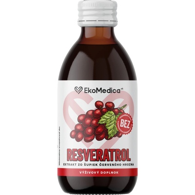 EkoMedica SK Resveratrol extrakt zo šupiek červeného hrozna 250 ml