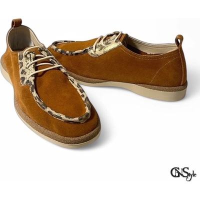 МОДЕРНИ ДАМСКИ МОКАСИНИ ОТ ЕСТЕСТВЕН ВЕЛУР СЪС СЕМПЪЛ ЛЕОПАРДОВ ПРИНТ