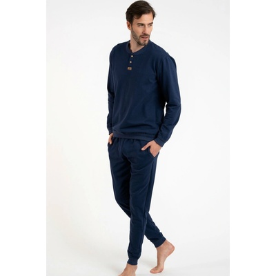 Italian Fashion Pánsky domáci komplet Lider tmavomodrá