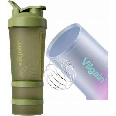Vilgain Shaker Pro 2Go – Moss 450 ml + 150 ml + 100 ml