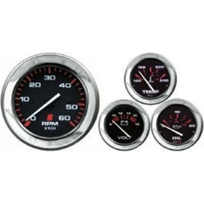 QUICKSILVER Admiral Instrument Set chrómový rámčierny povrch 79-895283Q61