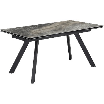 Carmen Разтегателна трапезна маса barcin - сив / кафяв (3531040)