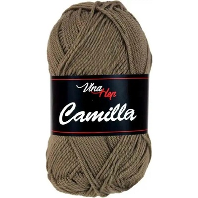 Vlna-hep Příze Camilla - bavlna Camilla: 8224 Šedo-hnědá