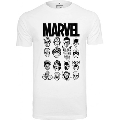Marvel tričko Crew biele