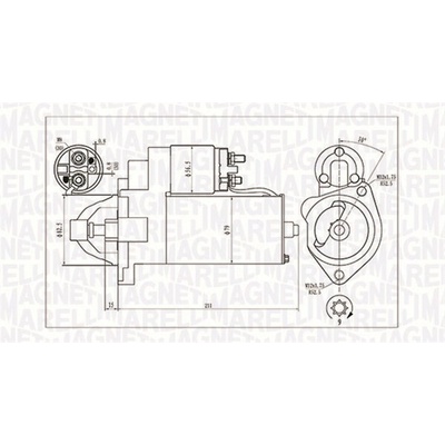 Startér MAGNETI MARELLI 063720624010