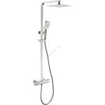 Bath Deluxe Комплект за душ с термостатен смесител naesby, гланцов хром (bt0075)