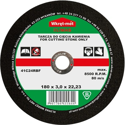 KLIMAS Rezný kotúč na kameň TCK 230mm x 3.0mm