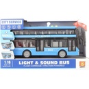 Lamps Autobus dvoupatrový modrý na baterie