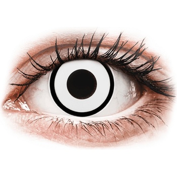 MAXVUE VISION ColourVUE Crazy Lens White Zombie 2 pcs