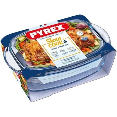 Pyrex Pekáč varné sklo s poklicí 38x22 cm – Zboží Dáma