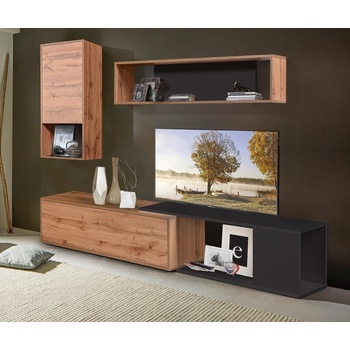 Холна секция Gianni дъб вотан и антрацит