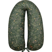 KikkaBoo Dojčiaci vankúš 2v1 Secret Garden Green
