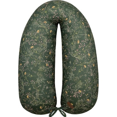 KikkaBoo Dojčiaci vankúš 2v1 Secret Garden Green