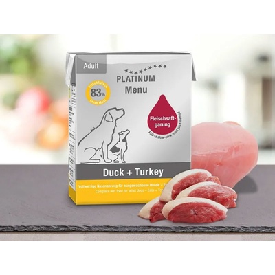 Platinum Natural Menu Adult Duck & Turkey 185 g – Zboží Mobilmania